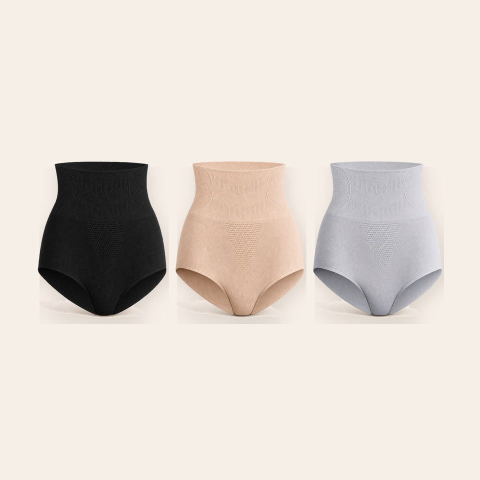 SILUETA — Pack 3 Bragas Moldeadoras Push-Up