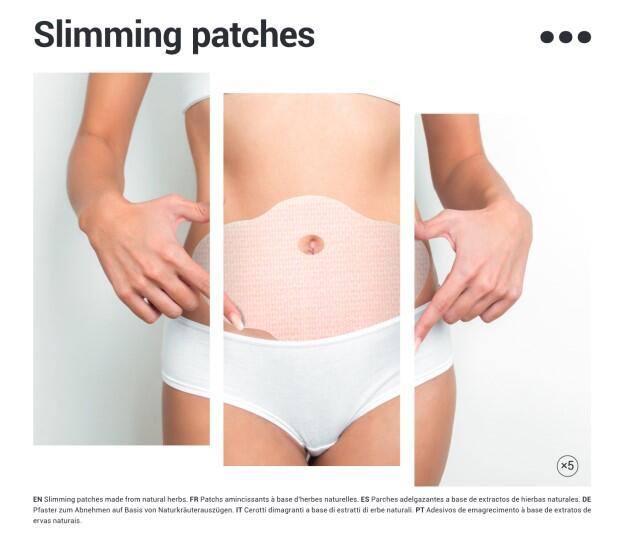 Pack de 5 parches abdominales · vista 3