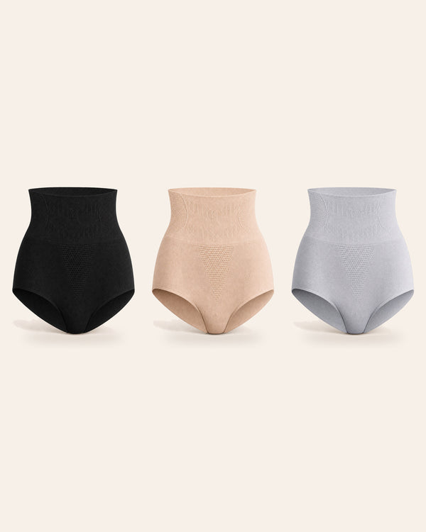 SILUETA — Pack 3 Bragas Moldeadoras Push-Up